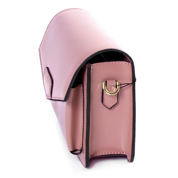 Bobbi 💯LEATHER Crossbody Bag - Dusty Pink - Picture 7 of 8